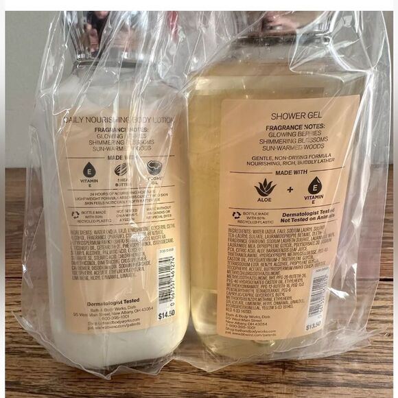 Bath & Body Works Body Lotion & Shower Gel Body Wash Golden Eclipse‎ Full Size - Picture 2 of 3